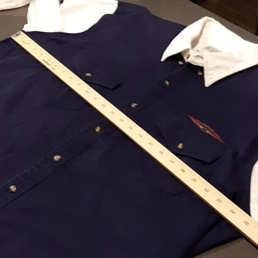 Express Rider Indian Button Down Shirt - Picture 7 of 10